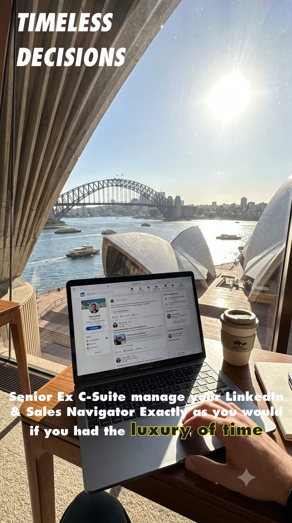 Sydney Opera House — TTPA Discovery, Toptronic established 1990, ex C-Suite operated LinkedIn since 2010